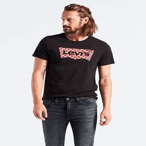 Black LEVI'S Logo Classic Short Sleeve Top